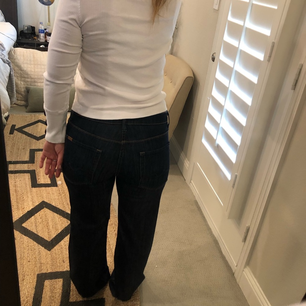 Seven for all mankind 31 ginger high rise wide leg